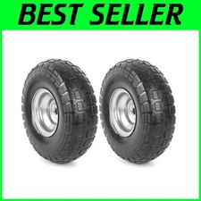 Premium 10-Inch Solid Rubber Tires with Alloy Steel Rims for Durable Performance