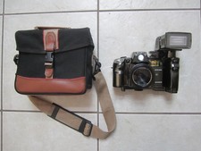 Nice Panoramic 35mm Black Chrome Finish Camera With Wide Attachment Motor Drive