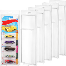 6 Pack 5 Separate Car Protector Case for Hot Wheels Mainline,Prote