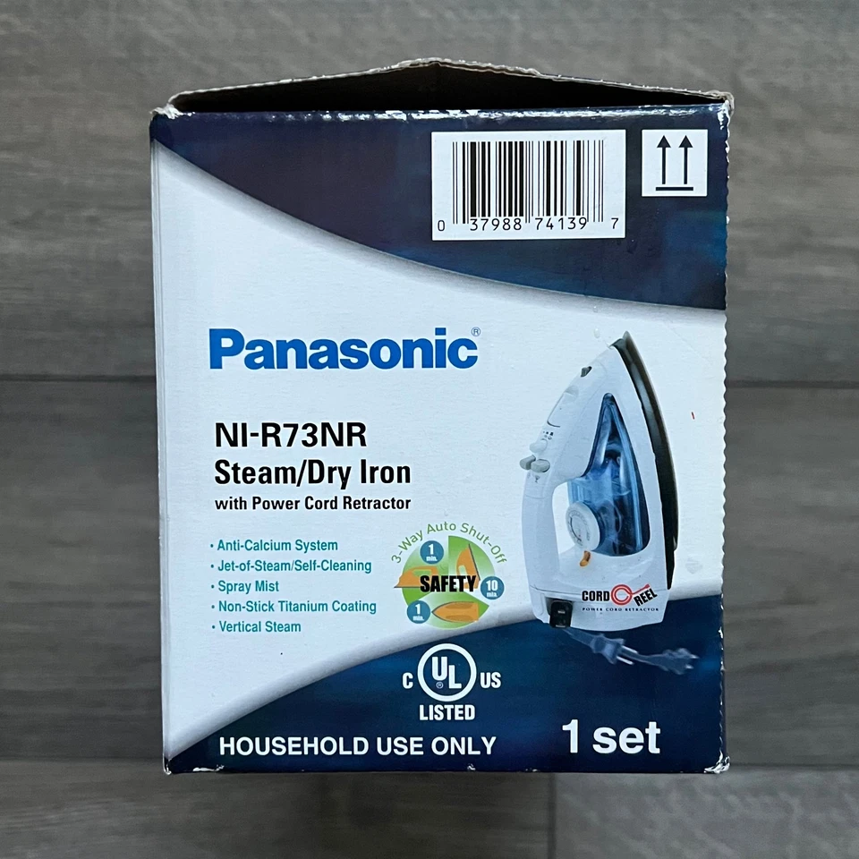 Carretel antiaderente Panasonic NI-R73NR ferro a vapor/seco - Imagem 3 de 4