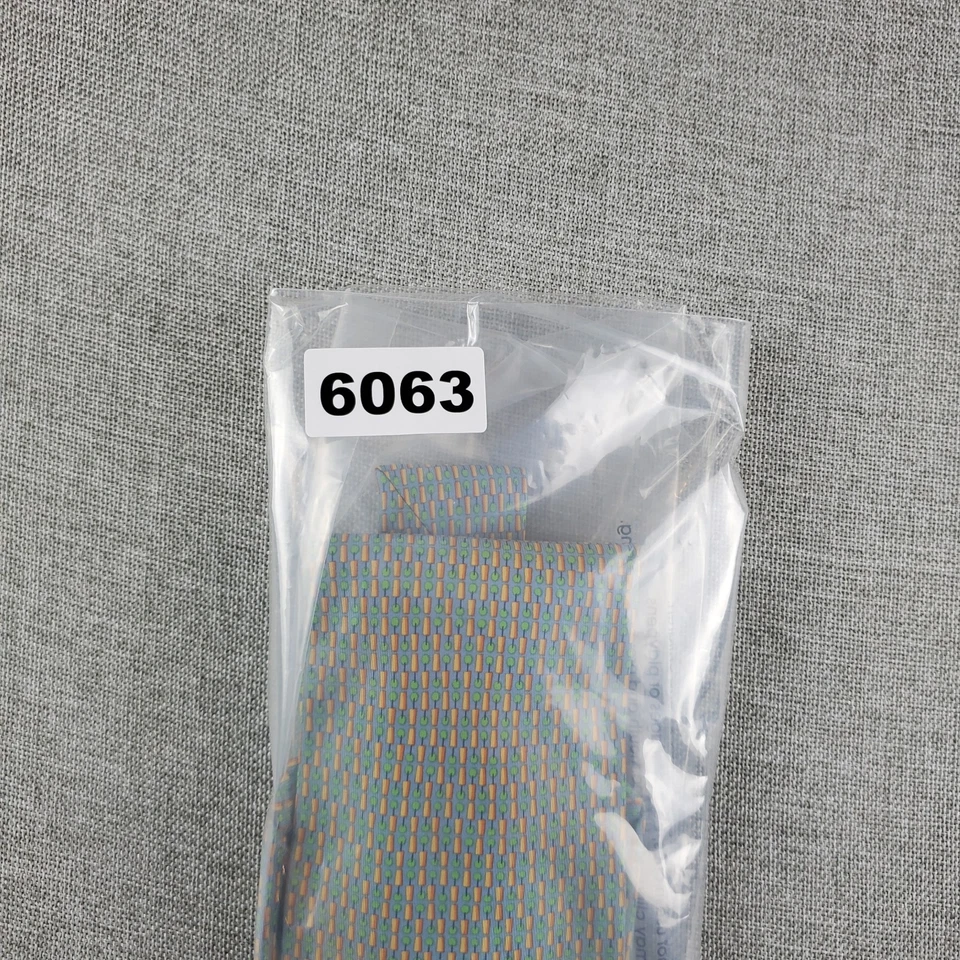 Salvatore Ferragamo галстуки мужские 58 X 3,5 зеленый AOP шелк дизайнер Италии - Изображение 2 из 4