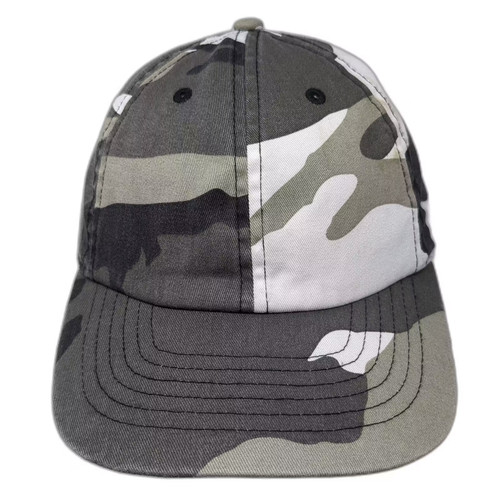 The Hat Depot Baseball Cap Gray Green Camouflage Hat OS Adjustable Slideback