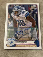 2012 Topps Magic Autographs #159 Nick Fairley Detroit Lions Rams Saints