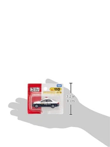 Takara Tomy Tomica No.110 Toyota Crown Patrulla Coche Miniatura TT801 Diecast Foto 2 de 2