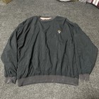 Gear For Sports SZ XL KC Royals Nylon Windbreaker Pullover Sweatshirt Black VTG