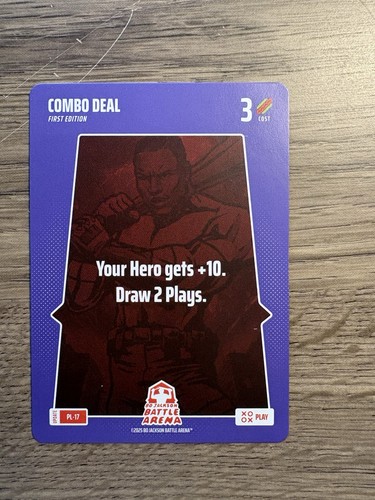 2025 BoBA Bo Jackson Battle Arena Alpha Update SP Play Card #PL-17 Combo Deal