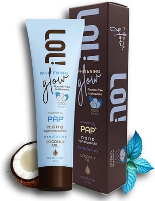 Whitening Glow Coco-Mint Toothpaste Whitening with Pap +, Nano Hydroxyapatite