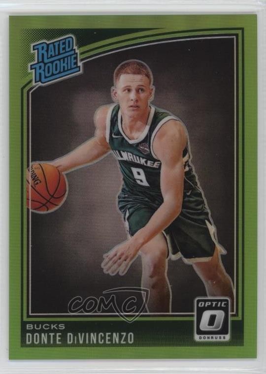 2018 Donruss Optic Rated Rookie Lime Green Prizm /149 Donte DiVincenzo #164 5e4