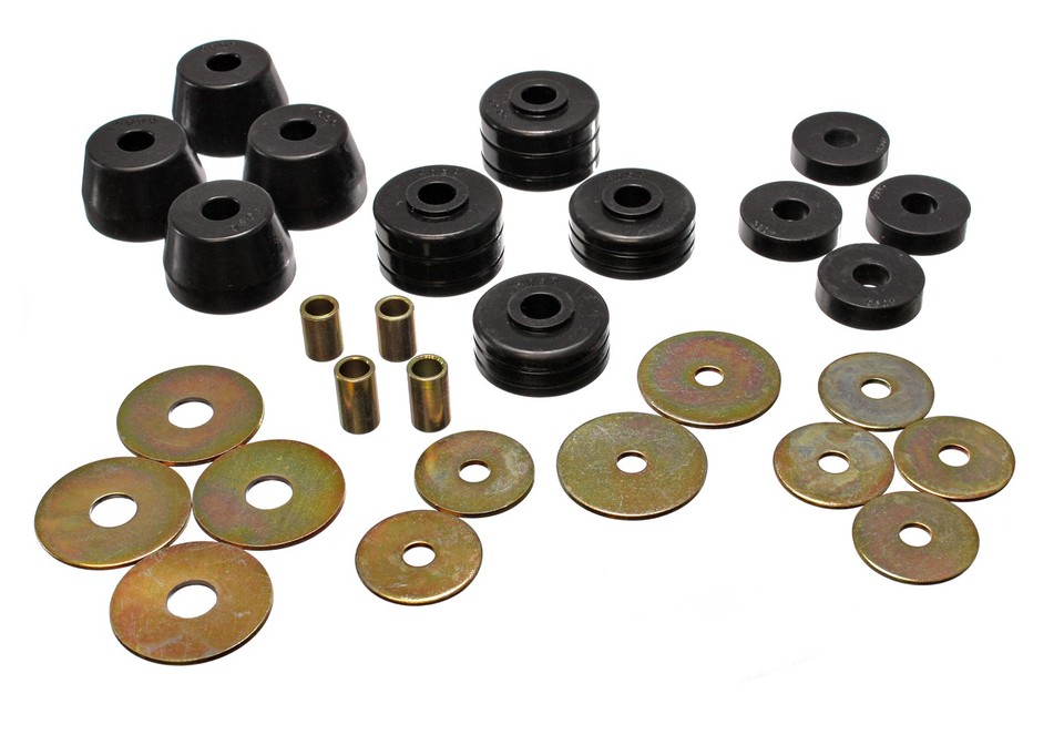 Energy Suspension Body Mount Set - Black