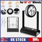 Motorcycle Wheel Balancer Bike Rim Tire Balancing Spin Static Truing Stand Kit