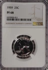 1959 Proof Washington 25¢ NGC PF 68