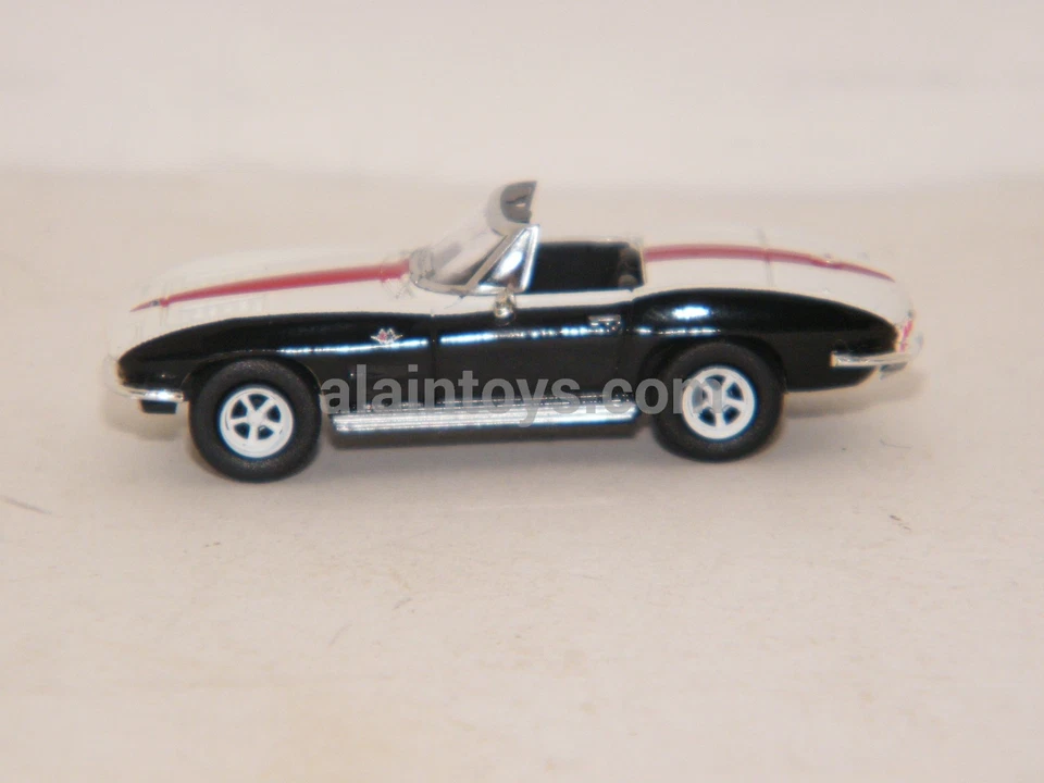 CHEVROLET CORVETTE C2 Ca Racing Blanc & Noir BREKINA HO 1/87 Réf 18029 - Photo 2/4