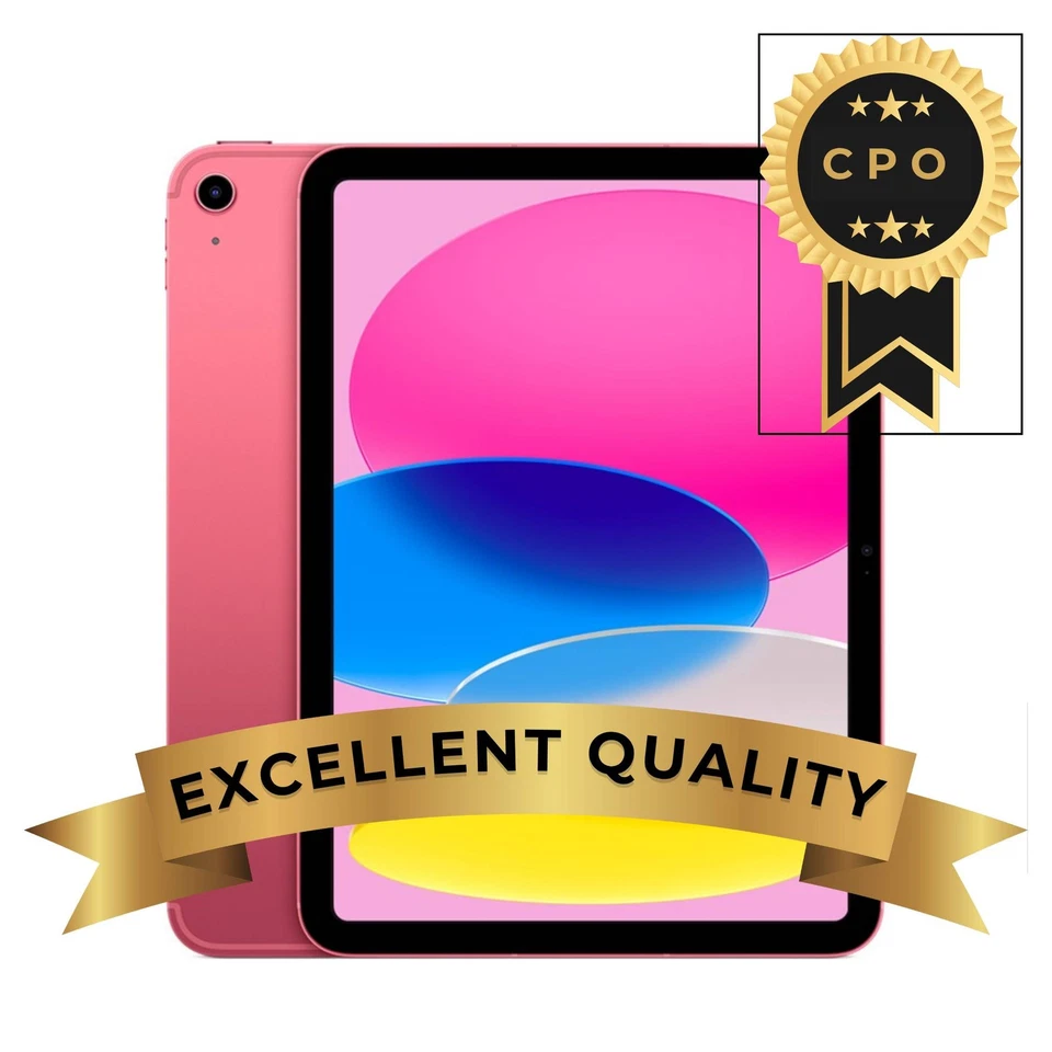 Apple iPad 2022 10th 10.9" 64Gb Wi-Fi Pink CPO Garanzia 12 mesi Ricondizionato