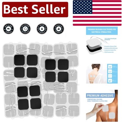48 Pcs TENS Unit Pads 2''X2'' - Universal Electrode Patches for Electrotherapy