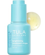 Tula Skincare Brightening Treatment Drops Triple Vitamin C Serum 1 Fl Oz/ 30mL