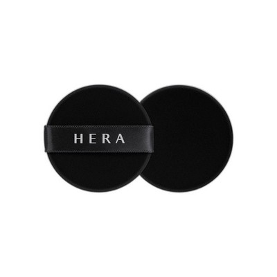 K-Beauty HERA Black Cushion Puff 2Pcs Makeup Application Tool