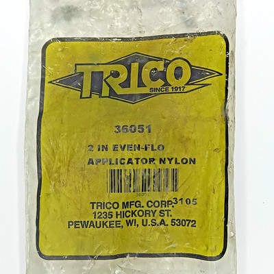 Trico 36051 2'' Even-Flo Nylon Brush Applicator 1/8'' NPT New Open Bag