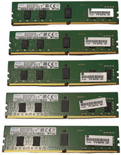 LOT of 5 -Samsung 8GB 1Rx8 PC4-2666V RDIMM ECC Server Ram M393A1K43BB1