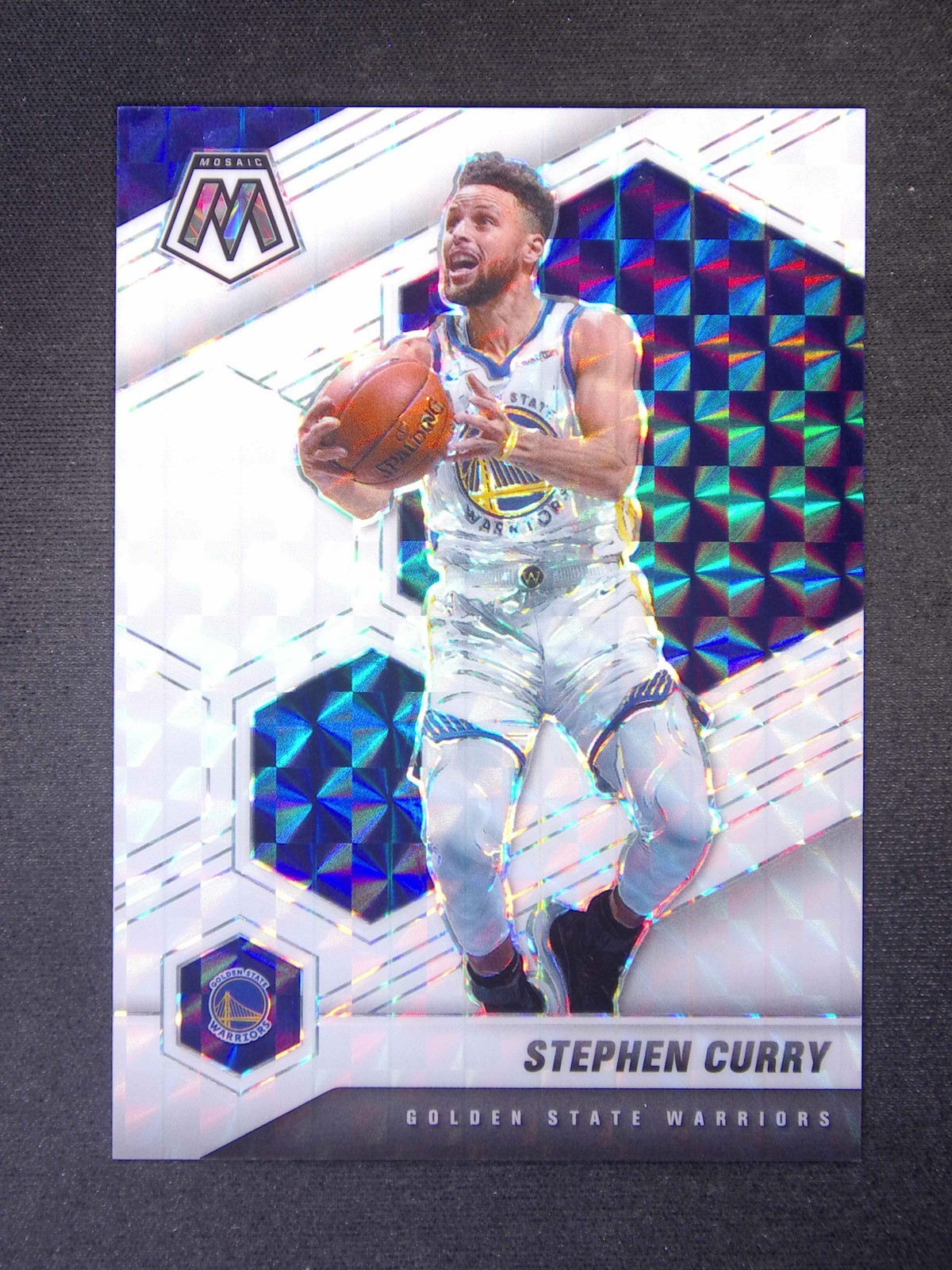 2020-21 Panini Mosaic Stephen Curry #175 White /25