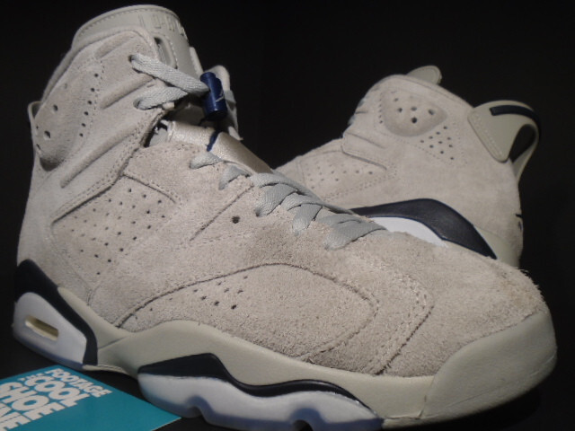 NIKE AIR JORDAN VI 6 RETRO GEORGETOWN MAGNET GREY NAVY BLUE BRED