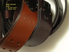 World War II leather sling black fittings M1907 repros MILSCO  1942