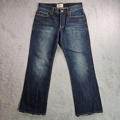 Aeropostale Jeans Women Size 27/28  Inseam= 28 Dark Wash Benton Original Bootcut