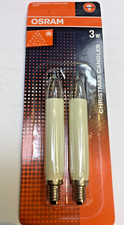 2 x OSRAM CHRISTMAS CANDLES für Weihnachtslichterkette E10 3W 15V  CAK15 6131