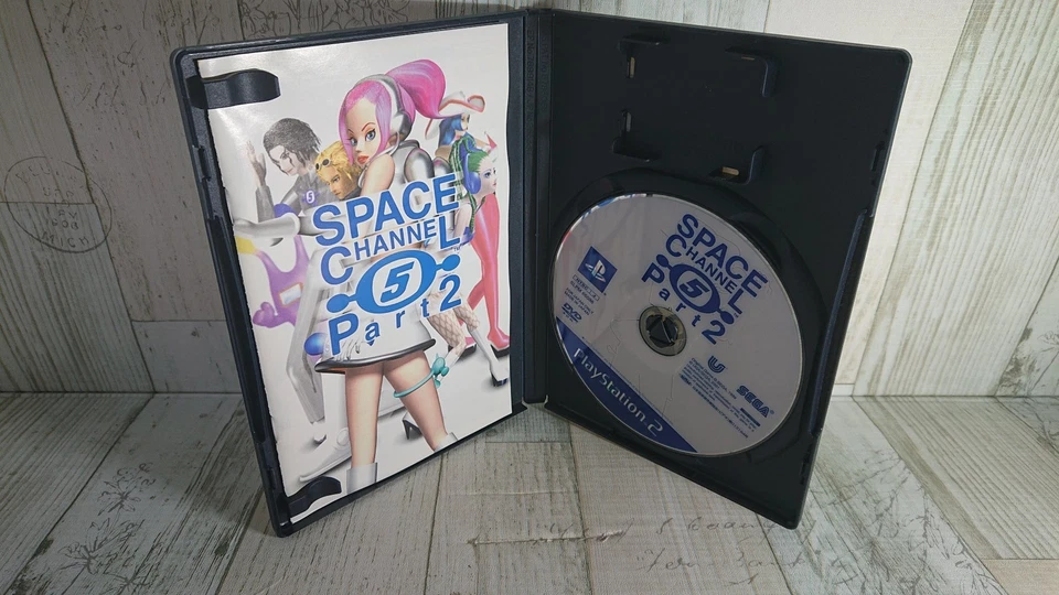 PS2 Space Channel 5 Part 2 - Japanese Version - SEGA Music Rhythm Action - USED - Image 2 of 4