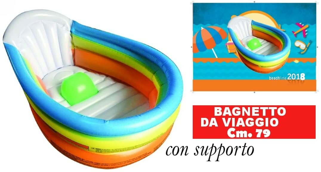 Tanque Hinchable para Baño Viaje Bañera Con Soporte Hinchable