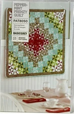 NEW 2012 Basic Grey Sewing Pattern 8050 Peppermint Frenzy Quilt Baby-King 14102
