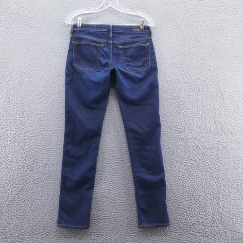 Adriano Goldschmied Womens The Stevie Straight Cuff Jeans 26 Blue Dark Low Rise - Picture 3 of 15
