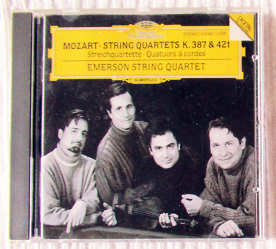 Emerson String Quartet   String Quartets K. 387 & 421 (CD, 1994) VG+