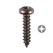 Wood Screws No.6 x 10mm / 3.5 x 3/8" - Pan Pozi Bronze Picture Framing Photo DIY