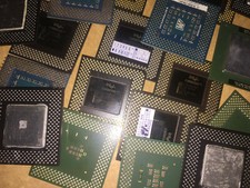 Intel Pentium Celeron Processor CPU Socket PGA 370 Black Fiber Vintage TESTED k.