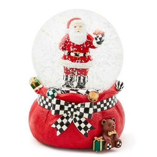 Christmas Snow Globe and Music Box, Unique Musical Snow Gift Giving Santa