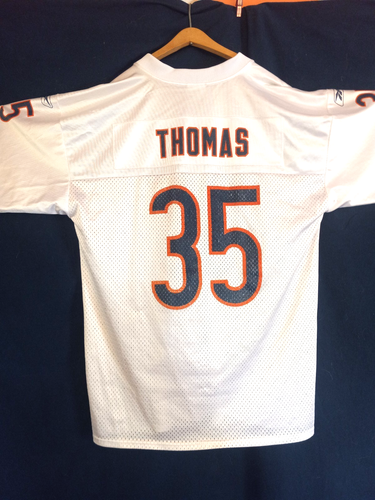 Reebok Chicago Bears Jersey #35 Thomas White Size Large - Picture 4 of 4