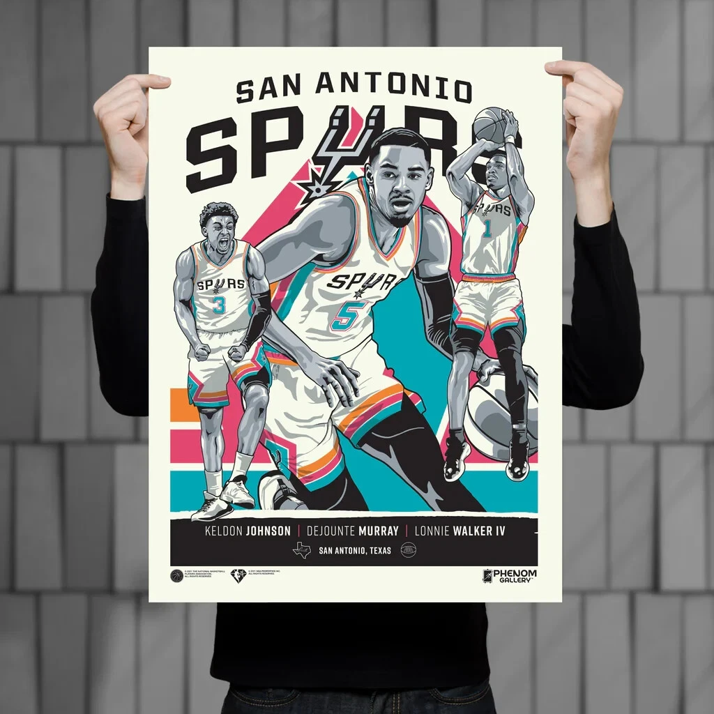 Phenom Gallery San Antonio Spurs Mixtape Poster