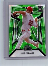 Luis Perales Leaf Baseball 1/1 Pre Production Proof