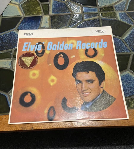ELVIS Golden Records Vintage Vinyl Lp Record A.A.R.M Accredited Gold Record