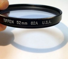 TIFFEN 52mm Filter 82A made in USA increase by 200K to 3200K