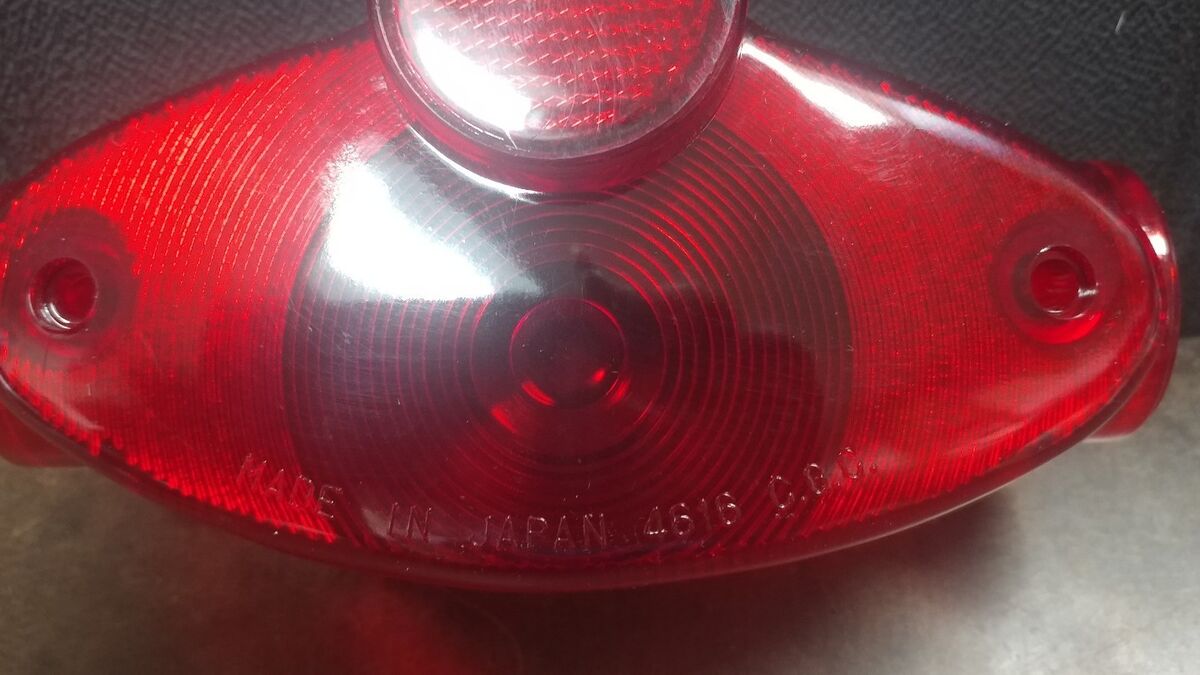 1966-1977 KAWASAKI VINTAGE TAIL LIGHT LENS PART# 23026-010 1966-1977 KAWASAKI VINTAGE TAIL LIGHT LENS PART# 23026-010