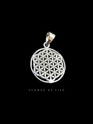 Unikat Blume des Lebens feine antike Ohrringe Made in Egypt aus 925 Silber