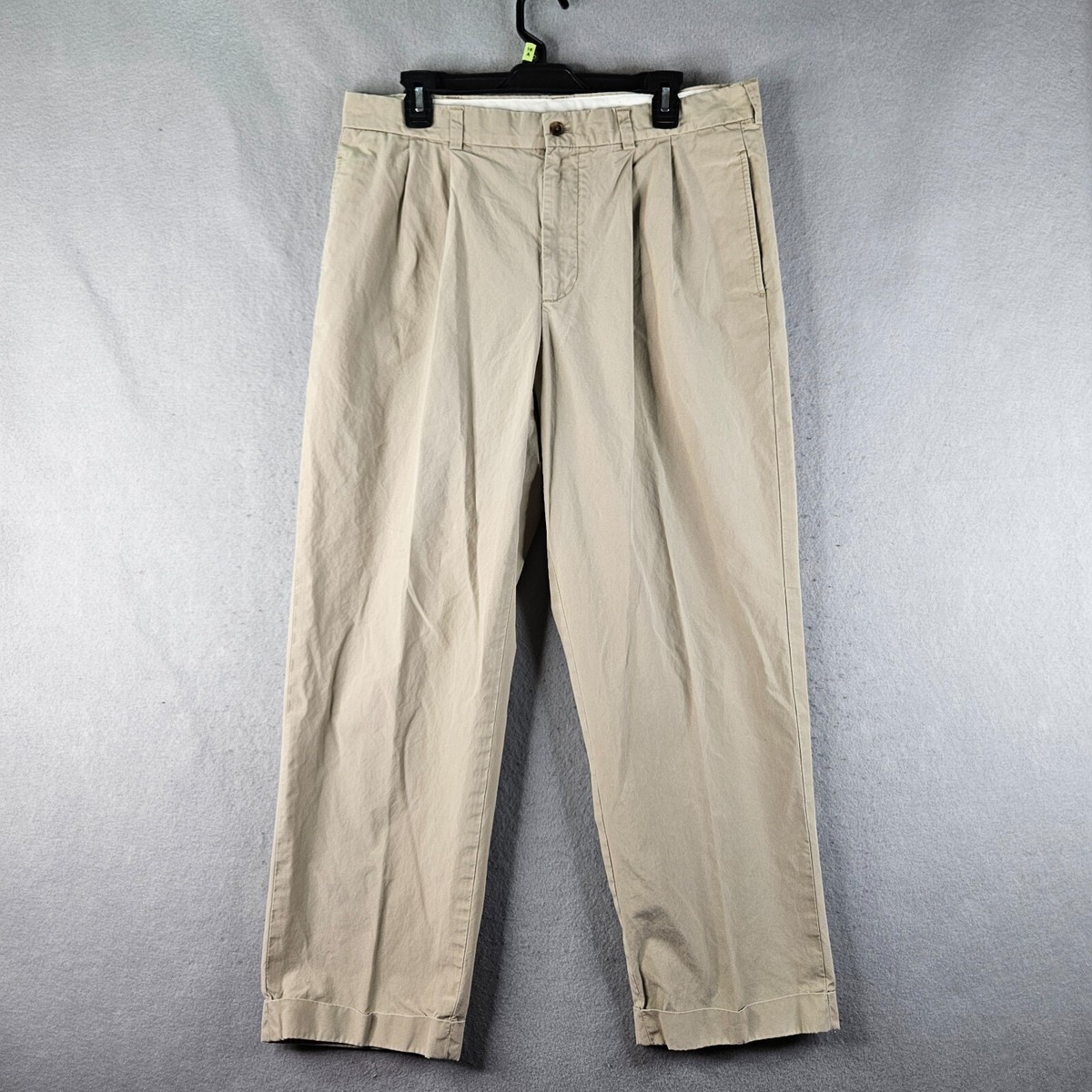 Brooks Brothers Pants Mens 35x28 Tag 36x30 Beige Chino Brooks Brothers Pants Mens 35x28 Tag 36x30 Beige Chino