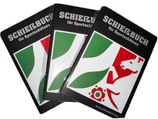 3x Schießbuch für Sportschützen - Din A6 - 32 Seiten - 120 Einträge + Extras