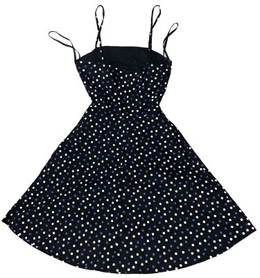 blue dress for baby girl Black and white polka dot dress 1534# – Xiaolizi