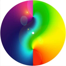 Slipmat Slip Mat for Pro-Ject or Single 7" DJ Turntable Record Player BLUR