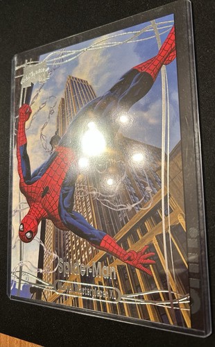 2024 Skybox Marvel Masterpieces XL #90 Spider-Man Silver Foil Variant /149 - Picture 2 of 3