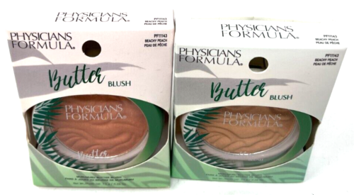(2) Physicians Formula Butter Blush New In Packaging PF11143 - Beachy Peach - Picture 2 of 3