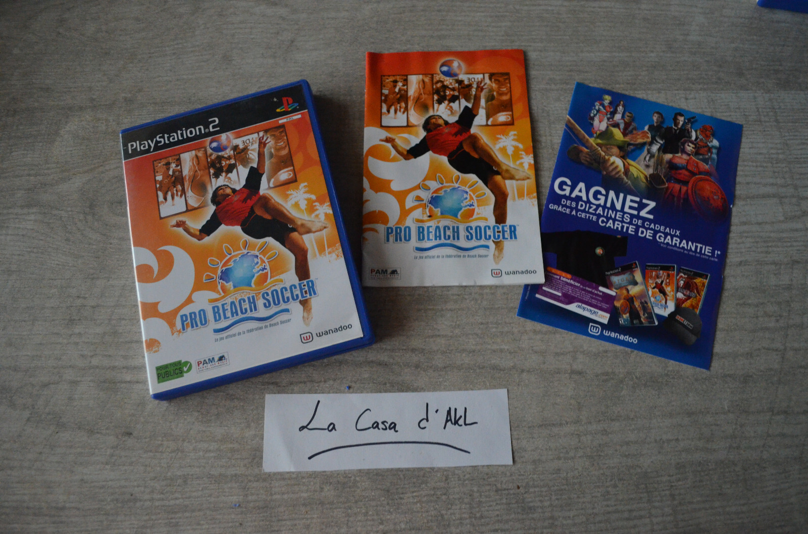 Pro Beach Soccer complet sur Playstation 2 PS2 FR