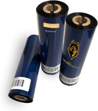 48 Rolls 57mm x 74m 2.24" x 243'  Premium Wax/Resin Ribbon for Zebra Printer
